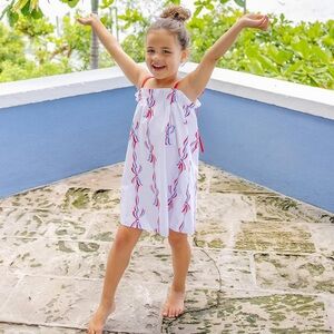 TBBC EUC Lainey’s Little Dress | Americas Birthday Bows in Richmond Red